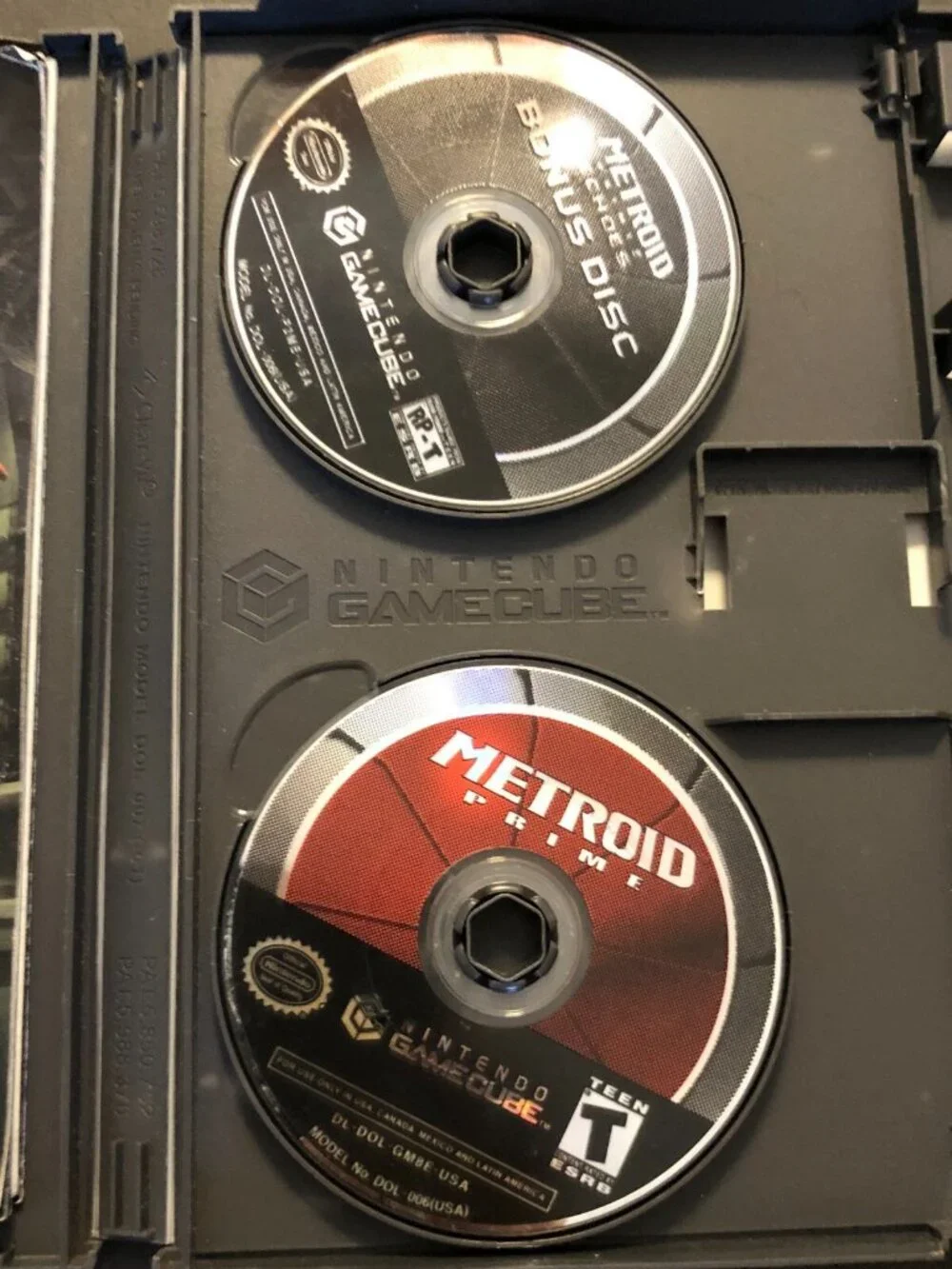 Nintendo Metroid Prime Game with Bonus Metroid Prime 2 Demo Game CIB TESTED